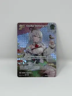 Cecilia Immergreen (SR) hololive OFFICIAL CARD GAME - Curious Universe - Image 1