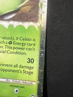 Pokemon TCG Celebi Prime Triumphant Holo Card 92/102 Prime Rare - Image 2
