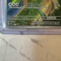 Pokemon S&V 151 Snorlax Promo 051 *Crimped Error At Bottom Of Card* NM - Image 3