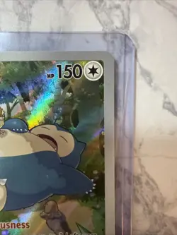 Pokemon S&V 151 Snorlax Promo 051 *Crimped Error At Bottom Of Card* NM - Image 5
