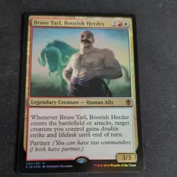 Bruse Tarl, Boorish Herder - C16 - 30 - Foil - NM - MTG - Image 1