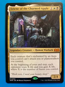 MTG 1x Eriette of the Charmed Apple 202 Wilds of Eldraine Magic Gathering x1 NM - Image 1