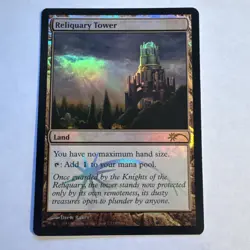 MTG FOIL Reliquary Tower FNM Promos Magic the Gathering LP - Image 1