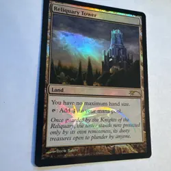 MTG FOIL Reliquary Tower FNM Promos Magic the Gathering LP - Image 2
