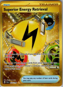 Superior Energy Retrieval 277/193 SV02: Paldea Evolved - Pokemon Card - NM - Image 1