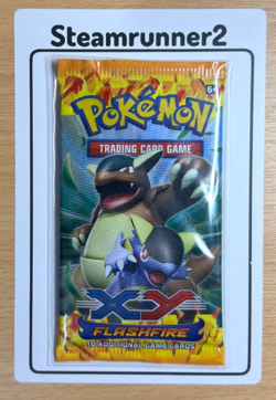Pokemon XY Flashfire Booster Pack - Mega Kangaskhan - New, Sealed & Sleeved - Image 1