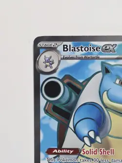 Blastoise ex 184/165 Secret Rare Full Art Pokemon 151 Scarlet & Violet NM - Image 4