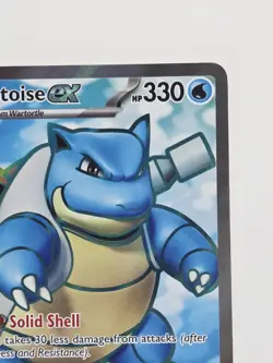Blastoise ex 184/165 Secret Rare Full Art Pokemon 151 Scarlet & Violet NM - Image 5