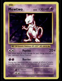 Pokemon TCG Deck Exclusives #051/108 Mewtwo Cracked Ice Holo - Image 1