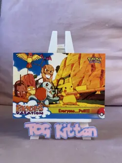Topps Pokemon - Everyone.. Pull! - #52 - Non-Holo - Pikachu's Vacation TCGKITTEN - Image 1