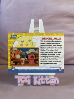 Topps Pokemon - Everyone.. Pull! - #52 - Non-Holo - Pikachu's Vacation TCGKITTEN - Image 2