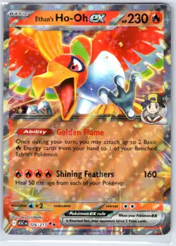 Ethan's Ho-Oh ex 026/217 Double Rare Ascended Heroes Pokemon Holo Near Mint - Image 1