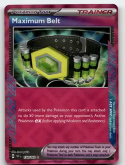 MAXIMUM BELT 154/162 ACE SPEC RARE TEMPORAL FORCES POKEMON NEAR MINT - Image 2