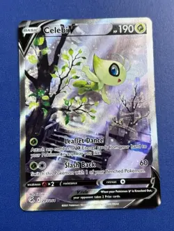 Celebi V 245/264 Swsh08 Fusion Strike English Holo Full Art Ultra Rare 2021 - Image 1