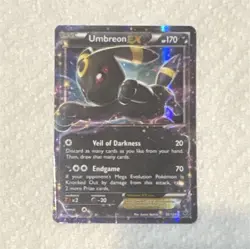 Pokemon Umbreon EX 55/124 Fates Collide Full Art Holo Ultra Rare English - Image 1