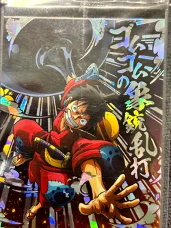 No.5-01 SR Luffy One Piece Wafer Card Bandai - Image 4