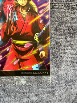 Monkey D. Luffy - No.8-01 N - SEALED One Piece Wafer Card Bandai Japanese B25 LL - Image 5