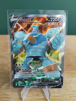 Golurk V - 181/203 - Evolving Skies - Pokemon TCG Card NM Full Art Ultra Rare - Image 1