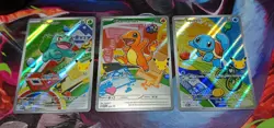 Pokemon First Partner Gen 1 And Gen 7 Starter! 6 Cards. - Image 1