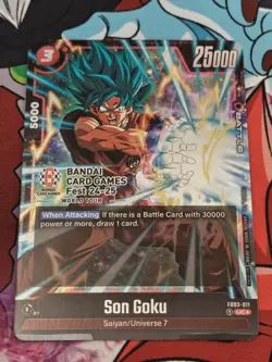 Dragon Ball Super Fusion World FB03-011 Son Goku Card Fest - Image 1