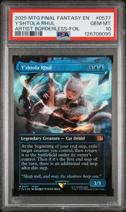 2025 Magic The Gathering Final Fantasy #0577 Y'Shtola Rhul PSA10 - Image 1