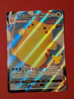 Pokemon - Surfing Pikachu VMAX - 009/025 - Celebrations NM - Image 1