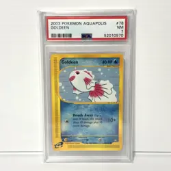PSA 7 Goldeen 78/147 - Aquapolis - Graded Pokemon Card - Image 1