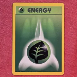 Pokemon 1999 2000 Base Set: Grass Energy 99/102 4th Print - NM - Image 1