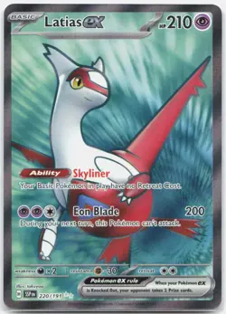 Latias ex 220/191 Ultra Rare Surging Sparks Pokemon Near Mint - Image 1