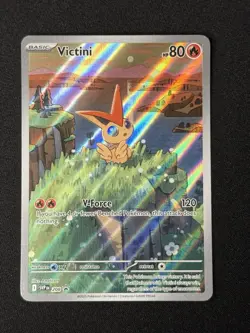 Victini SVP 208 Illustration Rare Black Star Promo Black & White Pokemon TCG - Image 1
