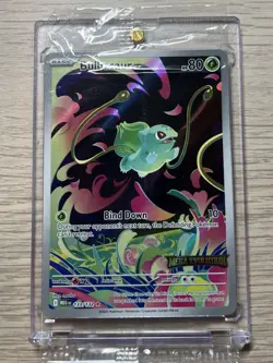 SEALED Bulbasaur Stamped Promo 133/132 Mega Evolution Pokemon TCG Near Mint - Image 1