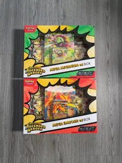 Pokemon TCG Ascended Heroes Mega Meganium Ex Box & Mega Emboar Ex Box - Sealed - Image 1