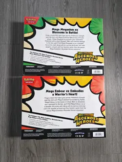 Pokemon TCG Ascended Heroes Mega Meganium Ex Box & Mega Emboar Ex Box - Sealed - Image 2