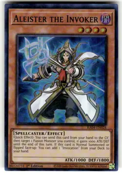 Aleister the Invoker 1st Edition Super Rare RA04-EN024 Yu-Gi-Oh! M/NM - Image 1