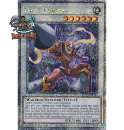 Yugioh! 1x Drill Warrior RA03-EN232 Quarter Century Secret Rare 1st Ed NM - Image 1
