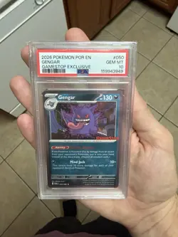 Gengar PSA 10 GameStop Exclusive 050/088 Cosmos Holo English Promo Card - Image 1