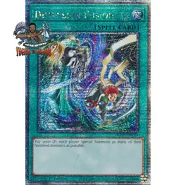 Yugioh! 1x Dimension Fusion RA03-EN136 Quarter Century Secret Rare 1st Ed NM - Image 1