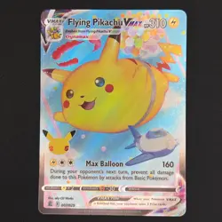 Pokemon TCG Card Flying Pikachu VMAX 007/025 25th Anniversary Promo - NM - Image 1