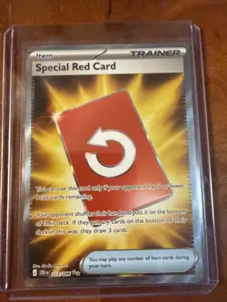 Special Red Card 113/086 Me04: Chaos Rising Holo - Image 1