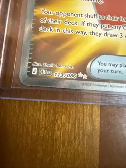 Special Red Card 113/086 Me04: Chaos Rising Holo - Image 5