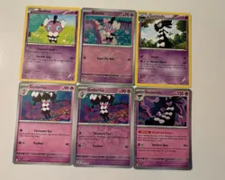 Gothita Gothorita Gothitelle Evolution, 6 card Lot, 3 Holos & Reverse, NM - Image 1