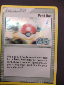 Pokemon Card - Poke Ball EX Crystal Guardians 82/100 Reverse HOLO Stamped Exc-NM - Image 3