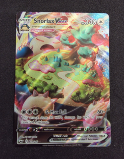 Pokemon Snorlax VMAX Swsh01: Sword & Shield Holo Ultra Rare 142/202 Eng 2020 - Image 1
