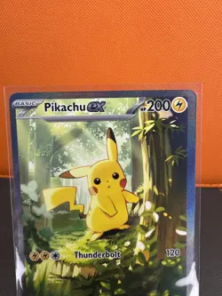 Pikachu ex 276/217 Ascended Heroes SIR Full Art Holo English Pokemon TCG - Image 2