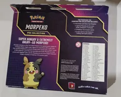 Pokemon TCG Morpeko Pin Collection Box - SEALED!! New Sword and Shield Base!! - Image 2