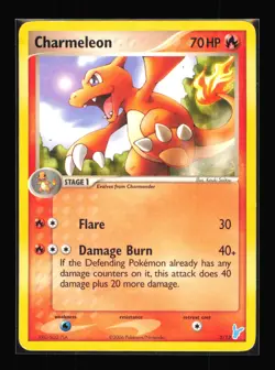 Charmeleon 3/12 EX Trainer Kit 2: Plusle & Minun Common Pokemon TCG MP - Image 1