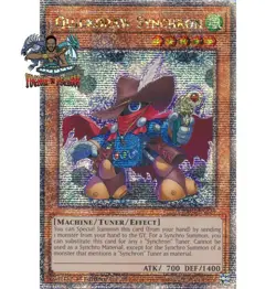 Yugioh! 1x Quickdraw Synchron RA03-EN228 Quarter Century Secret Rare 1st Ed NM - Image 1