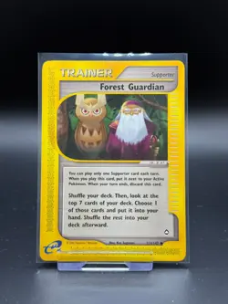 Forest Guardian 123/147 Aquapolis LP Pokemon Card TCG Vintage e-Reader - Image 1