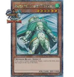 Yugioh! 1x Raiza the Storm Monarch RA03-EN180 Quarter Century Secret Rare NM - Image 1