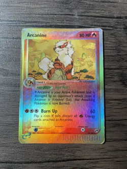Arcanine Sandstorm Reverse Holo Rare Pokemon Card #15/100 - Image 1